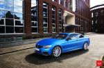 BMW 4-Series Matte Blue on Vossen Wheels (CVT) 2017 года